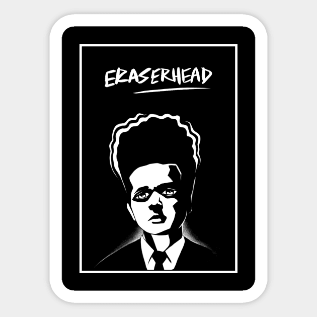 Eraserhead Sticker by headache606